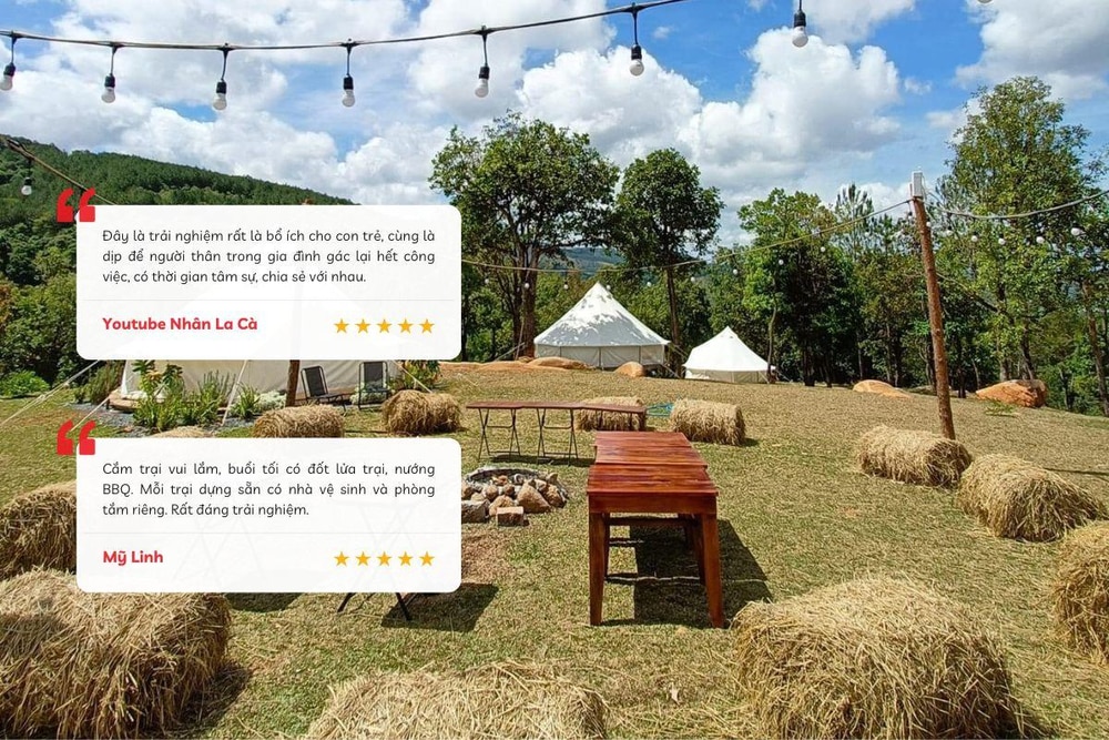 Cảm nhận của du khách tham gia cắm trại qua đêm ở Cao Nguyên Hoa Đà Lạt